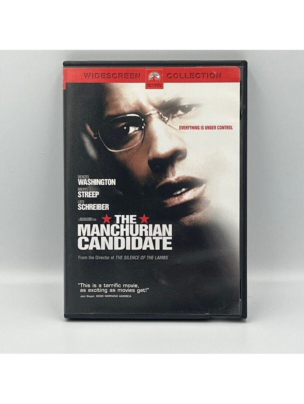 The Manchurian Candidate DVD 2004 Denzel Washington Meryl Streep Widescreen